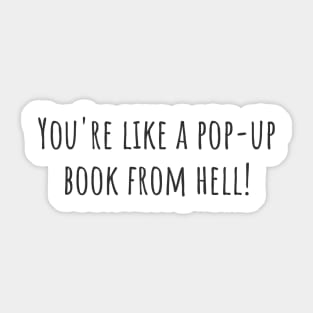 Pop-up Book Sticker